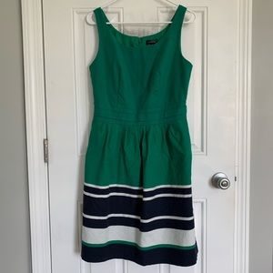 The Limited Green A-line dress 8 Tall